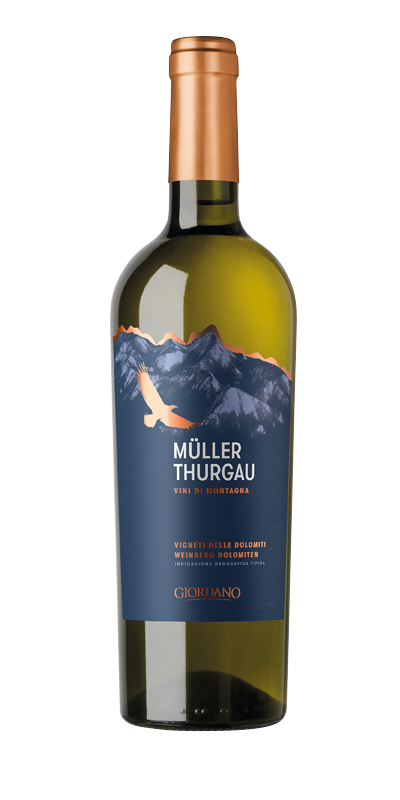 Giordano Wines Unisex White Müller Thurgau Vigneti Delle Dolomiti Igt - Dry Wine - 12% Vol, 0.75L