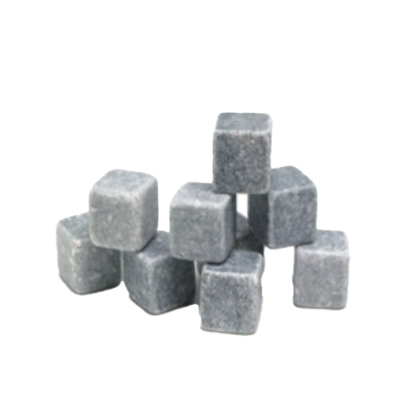 Set of cooling soapstone cubes