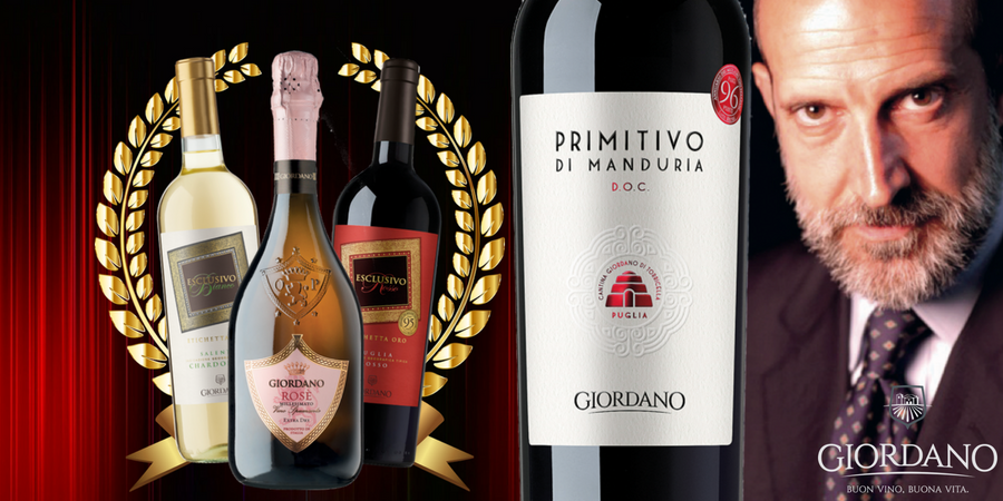 Giordano wines, excellent and award winning